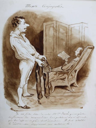 [27 lavis de caricatures]