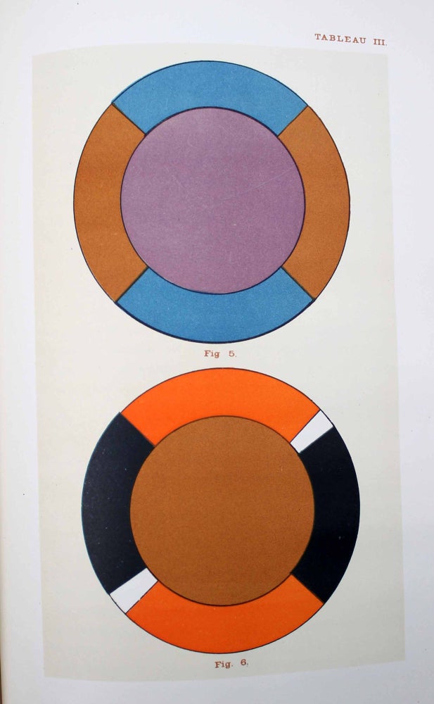 Item #17339 Les premiers éléments de la science de la couleur. Collection de tableaux coloriés faisant suite à la conférence faite par l'auteur le 28 septembre 1881. Auguste ROSENSTIEHL.