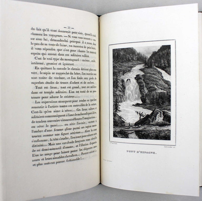 Item #17366 Un voyage d'artiste, guide dans les Pyérénées, par deux amis. Gustave de CLAUSADE, Eugène de, MALBOS.