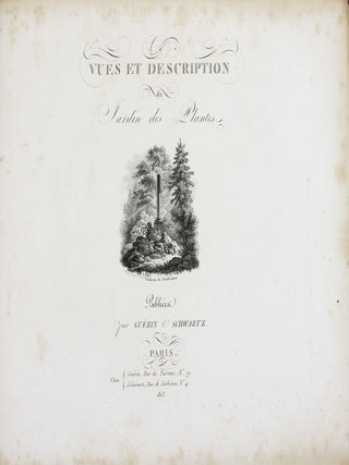 Vues et description du Jardin des plantes publiées par Guérin & Schwartz.