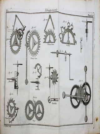 Trait&eacute; de l'horlogerie m&eacute;chanique et pratique. Approuv&eacute; par l'Acad&eacute;mie Royale des Sciences.