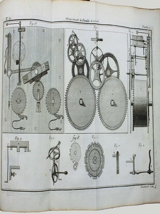 Trait&eacute; de l'horlogerie m&eacute;chanique et pratique. Approuv&eacute; par l'Acad&eacute;mie Royale des Sciences.