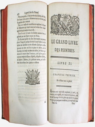 Le grand livre des peintres, ou l'art de la peinture considéré dans toutes ses parties, & démontré par principes ; avec des réflexions sur les ouvrages de quelques bons maîtres, & sur les défauts qui s'y trouvent. Auquel on a joint les principes du dessin du même auteur. Traduit du hollandois