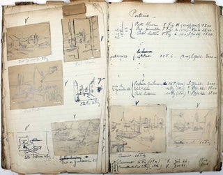 Inventaire des tableaux de ce peintre en deux cahiers manuscrits.