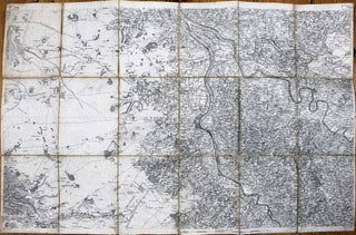 Item #17619 [Carte de France ]. N° 104. Bordeaux. Libourne. César-François CASSINI