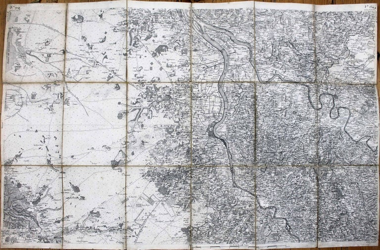 Item #17619 [Carte de France ]. N° 104. Bordeaux. Libourne. César-François CASSINI.