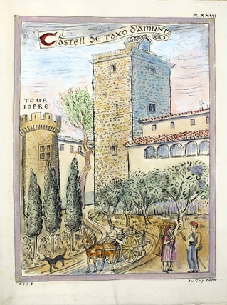 Item #17644 Châteaux féodaux du Roussillon et monastères visigoths, ornés de lithographies...
