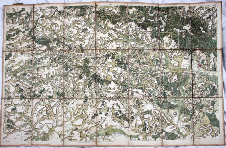 Item #17671 Carte de Sedan et Charleville-Mezière. N° 78. Feuille 43. César-François CASSINI.