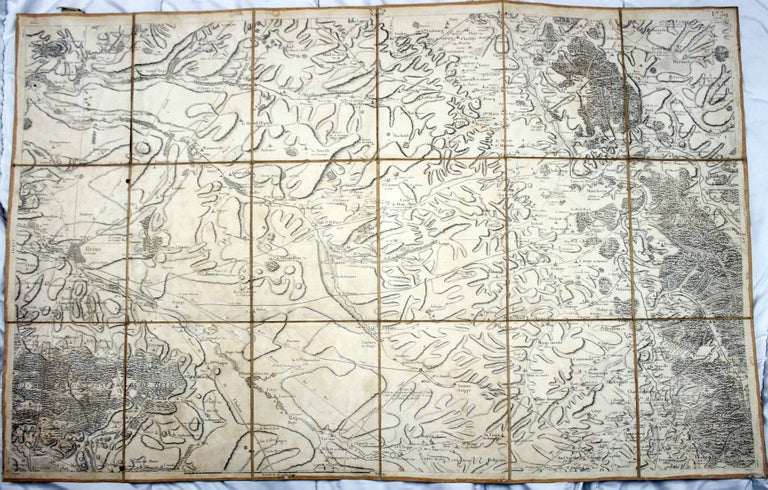 Item #17679 Carte de Reims. N° 79. Feuille 39. César-François CASSINI.