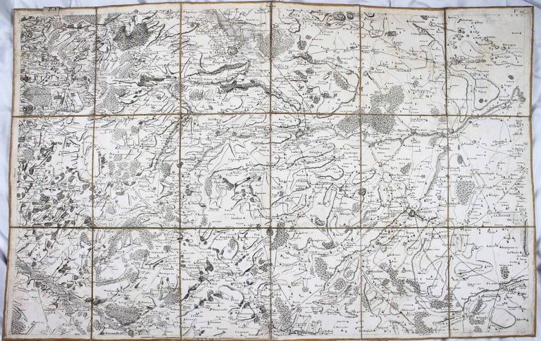 Item #17685 Carte de Saint-Omer. N° 5. Feuille 19. César-François CASSINI.