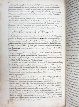 Mémoire sur l'Alsace fait en l'année 1697. Par ordre de Mr de La Grange intendant de cette province.