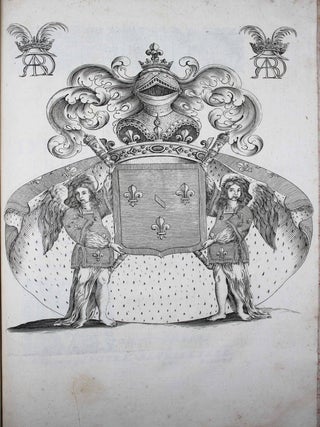 Recueil des tiltres, qualit&eacute;s, blazons et armes des seigneurs barons des Estats G&eacute;n&eacute;raux de la province de Languedoc tenus par son Altesse S&eacute;r&eacute;nissisme Monseigneur le Prince de Conty, en la ville de Montpellier, l'ann&eacute;e 1654.