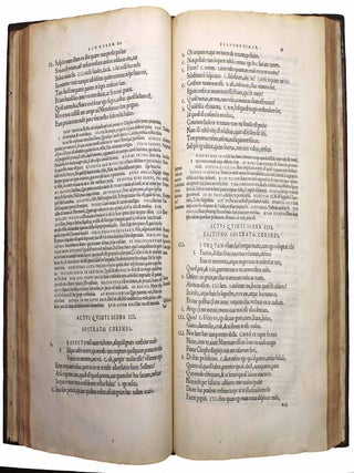 Comoediae sex, tum ex Donati commentariis, tum ex optimorum, praesertim veterum, exemplarium collatione, diligentius quam unquam antehac, emendate ... Aelii Donati ... commentarii ... Calphurnii in tertiam comediam doctissima interpretatio.