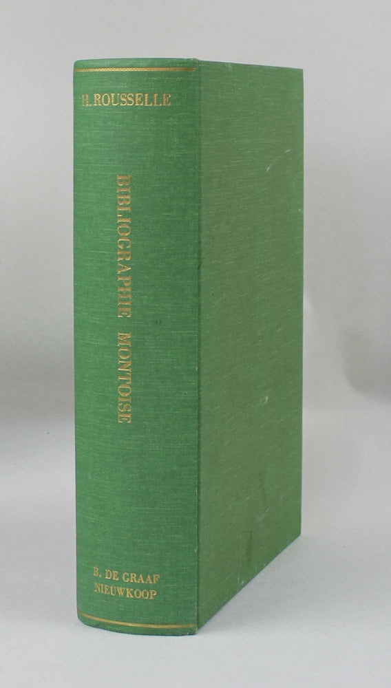Item #17913 Bibliographie montoise. Annales de l'imprimerie à Mons depuis 1580 jusqu'à nos jours. Hippolyte ROUSSELLE.