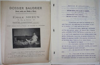 Lit élévateur pour malades et blessés Alglave-Baudrier.