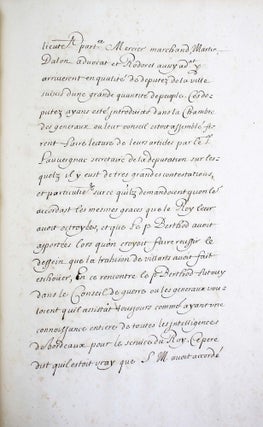 Secret de la négotiation pour le retour du Roy dans la ville de Paris, en l’année 1652. Et celle de la réduction de Bordeaux à l’obeissance de sa majesté, en l’an 1653.