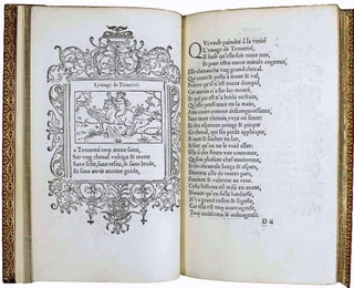 Hecatomgraphie, c'est à dire les descriptions de cent figures & hystoires, contenans plusieurs apophthegmes, proverbes, entences & dictz tant des Anciens, que des modernes.
