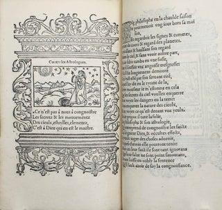 Hecatomgraphie, c'est à dire les descriptions de cent figures & hystoires, contenans plusieurs apophthegmes, proverbes, entences & dictz tant des Anciens, que des modernes.