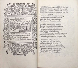 Hecatomgraphie, c'est à dire les descriptions de cent figures & hystoires, contenans plusieurs apophthegmes, proverbes, entences & dictz tant des Anciens, que des modernes.