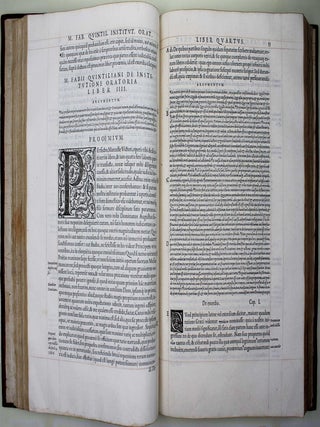 De institutione oratoria libri XII, singulari cum studio tum iudicio doctissimorum virorum ad fidem vetustissimorum codicumm correcti & emendati, argumentisq; doctissimi viri Petri Gallandii literatum Latinarum professoris regii longe quam antea castigatioribus & plenioribus ante singula omnium librorum capita præfixis eluciadati.