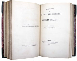 Item #17985 Recherches sur la vie et les ouvrages de Jacques Callot. Édouard MEAUME