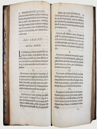 Ordonnance de Louis XIV, Roy de France et de Navarre sur le fait des Eaux & Forests. V&eacute;rifi&eacute;e en Parlement & Chambre des Comptes, le treizi&egrave;me Aoust mil six cens soixante-neuf.