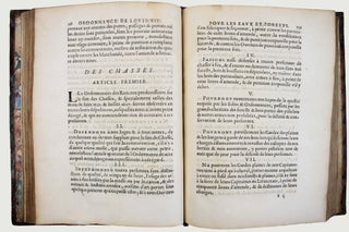 Ordonnance de Louis XIV, Roy de France et de Navarre sur le fait des Eaux & Forests. Vérifiée en Parlement & Chambre des Comptes, le treizième Aoust mil six cens soixante-neuf.