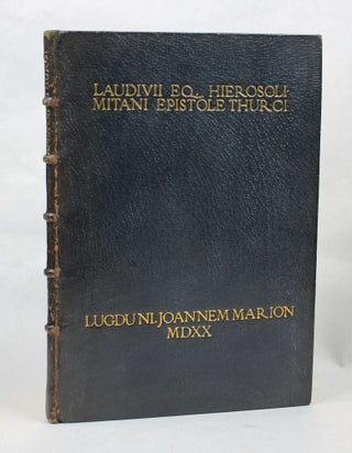 Epistole Thurci per Laudivium, hierosolimitanum equitem, aggregate.