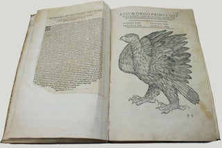 Icones avium omnium quae in historia avium describuntur. I ritratti e le figure de gli ucelli. Les figures & pourtraictz des oiseaux. Die Figuren und contrafacturen der vogelnartzeten maleren goldschmiden zebrauchen.