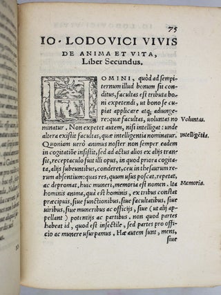 De Anima et vita libri tres, opus insigne, nuncq denuo quam diligentissime excusum. Accesserunt eiusdem argumenti de Anima, Philippi Melanchtonis commentarius, & Magni Aurelii Cassiodori senatoris liber unus.