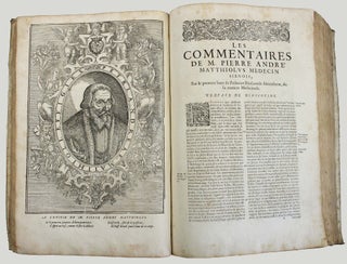 Item #18182 Les commentaires de M. P. André Matthiolus médecin senois, sur les six livres de...
