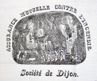 Item #18258 Assurances mutuelles contre l'incendie. Société de Dijon. Manuel des auxiliaires ou...