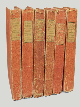 Histoire naturelle g&eacute;n&eacute;rale et particuli&egrave;re des mollusques, animaux sans vert&egrave;bres et &agrave; sang blanc. Ouvrage faisant suite aux oeuvres de Leclerc de Buffon.