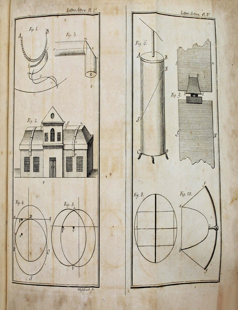Item #18310 Lettres astronomiques o&ugrave; l'on donne une id&eacute;e de l'&eacute;tat actuel de l'astronomie pratique dans plusieurs villes de l'Europe. Jean III BERNOULLI.