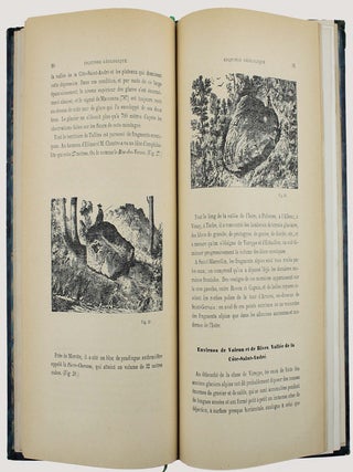 Esquisse g&eacute;ologique du terrain erratique et des anciens glaciers de la r&eacute;gion centrale du bassin du Rh&ocirc;ne.
