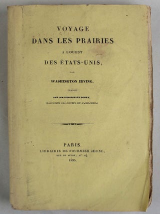 Item #18314 Voyage dans les prairies à l'Ouest des Etats-Unis. Washington IRVING