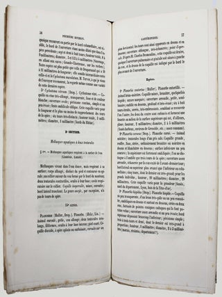Description des mollusques fluviatiles et terrestres du département de l'Isère.