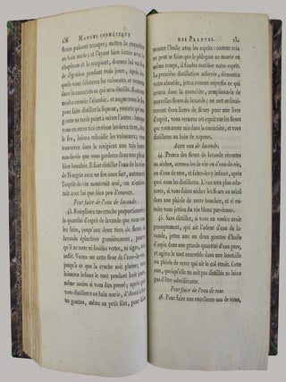 Manuel cosm&eacute;tique et odorif&eacute;rant des plantes ou trait&eacute; de toutes les plantes qui peuvent servir d'ornement, de fard et de parfums aux dames. Auquel on a joint la quatri&egrave;me &eacute;dition de La Toilette de Flore.