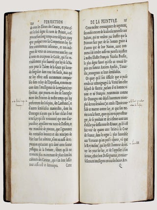 Id&eacute;e de la perfection de la peinture demonstr&eacute;e par les principes de l'art, et par des exemples conformes aux observations que Pline et Quintilien ont faites sur les plus c&eacute;l&egrave;bres tableaux des anciens peintres, mis en parall&egrave;le &agrave; quelques ouvrages de nos meilleurs peintres modernes, Leonard de Vinci, Raphael, Jules Romain et le Poussin.