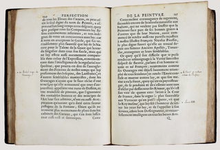 Idée de la perfection de la peinture demonstrée par les principes de l'art, et par des exemples conformes aux observations que Pline et Quintilien ont faites sur les plus célèbres tableaux des anciens peintres, mis en parallèle à quelques ouvrages de nos meilleurs peintres modernes, Leonard de Vinci, Raphael, Jules Romain et le Poussin.