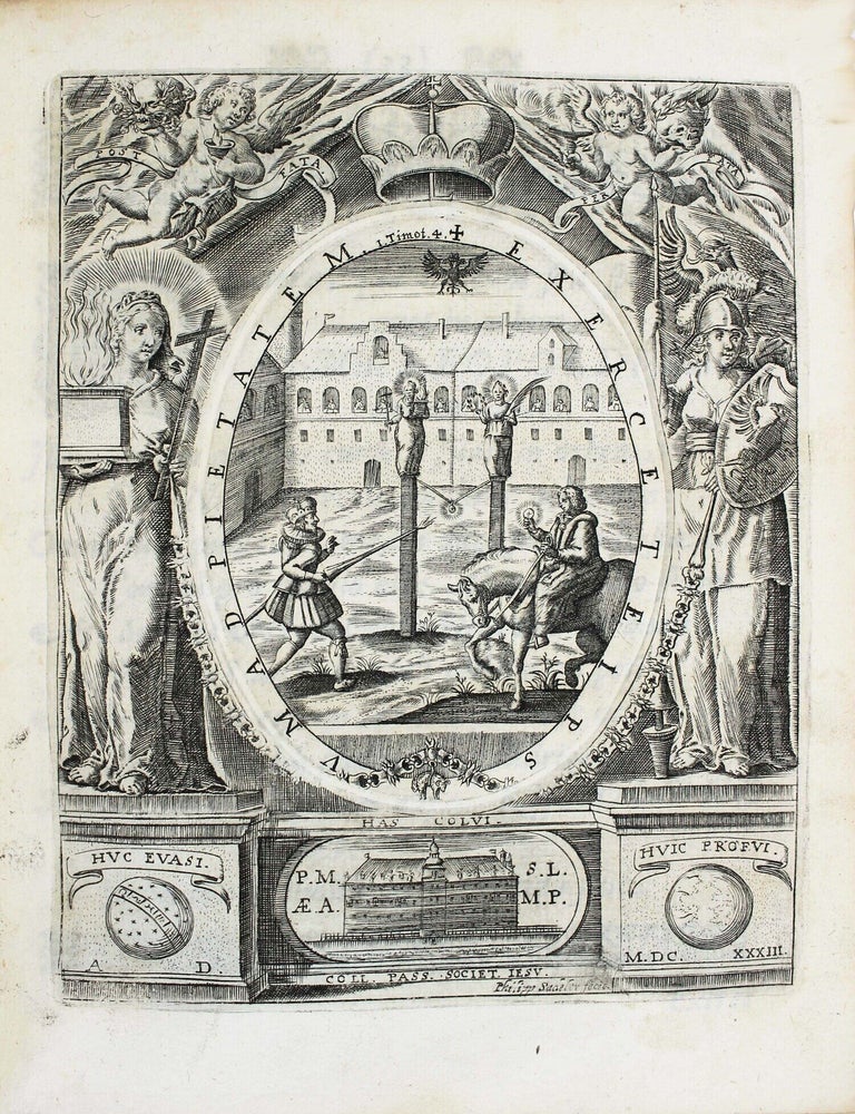 Item #18505 Templum Gratiarum, serenissimi ac potentissimi Principis, ac Domini, D. Leopoldi Archiducis Austriae, et Comitis Tyrolis etc. fundatoris munificentissimi; ... Fernandi II. Germani fratris; piis manibus, cineribusque: a memoria Archiducalis Collegii Passaviensis Societatis Jesu. Philipp SADELER.