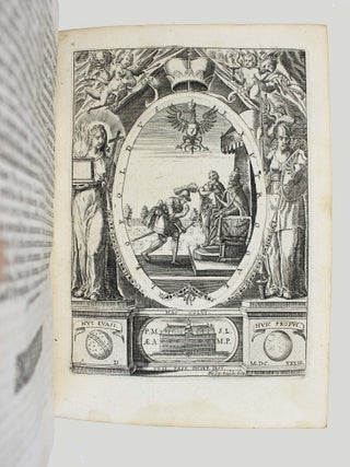 Templum Gratiarum, serenissimi ac potentissimi Principis, ac Domini, D. Leopoldi Archiducis Austriae, et Comitis Tyrolis etc. fundatoris munificentissimi; ... Fernandi II. Germani fratris; piis manibus, cineribusque: a memoria Archiducalis Collegii Passaviensis Societatis Jesu.