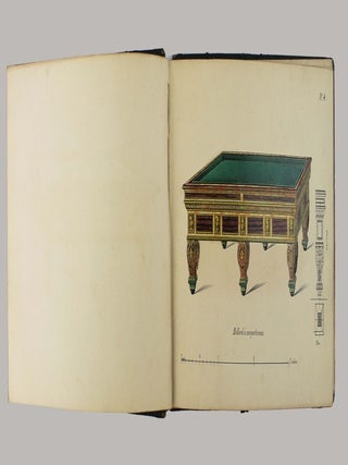 Album de dessins de billards de l'exposition et autres : porte-queues et accessoirs, comptoirs et int&eacute;rieurs de caf&eacute;s-estaminets de Paris.