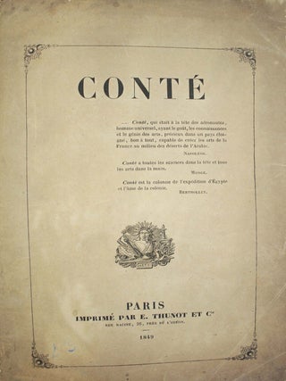 Item #18579 Cont&eacute;. Edme Fran&ccedil;ois JOMARD