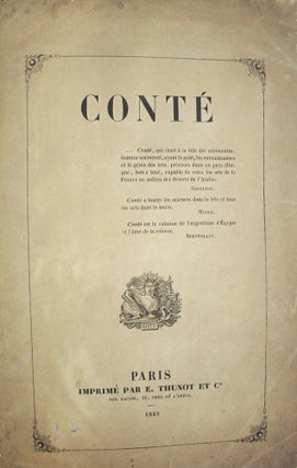 Item #18579 Conté. Edme François JOMARD