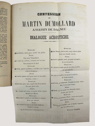 Affaire Dumollard. L'assasin des servantes. Assassinats et viols sur des filles domestiques attir&eacute;es dans les bois.
