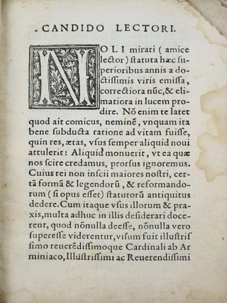Statuta inclytae civitatis Avenionensis, nuper facta et reformata. Item conventio pridem inter dominos quondam comites, & cives ipsius, inita, omnia ab