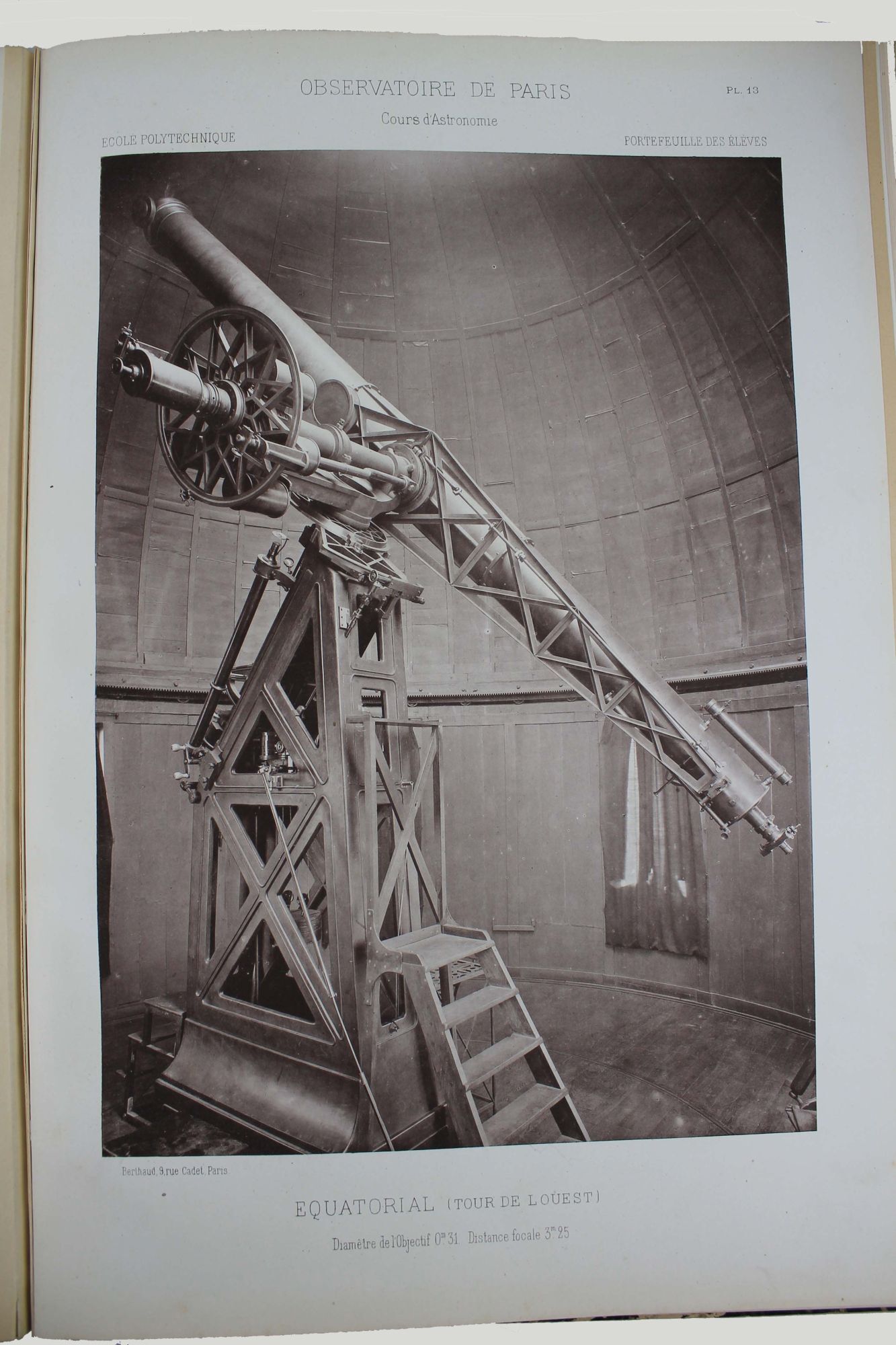 Ecole Polytechnique. Portefeuille des élèves. Cours d'astronomie ...