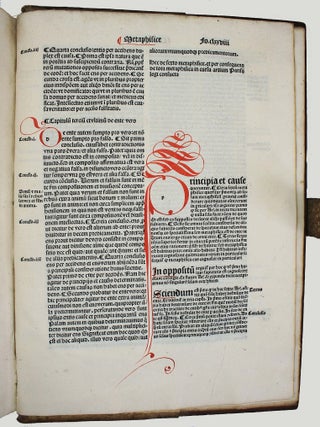 Textus abbreviatus in cursum totius physices et metaphysicorum Aristotelis. [suivi de : ] Georgius Bruxellensis. Quaestiones super naturalem philosophiam Aristotelis. Quaestiones sex librorum Metaphysices pro ritu Parisiorum Academiae.