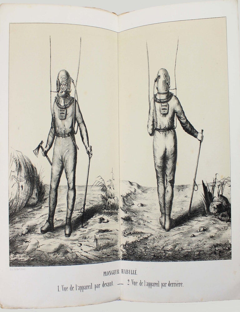 Item #18785 Du scaphandre et de son emploi &agrave; bord des navires. Louis DU TEMPLE.